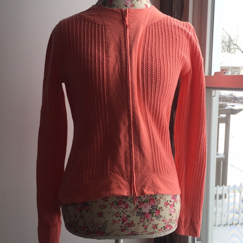 FINAL PRICE Talbots woman’s small zip up sweater 100% cotton